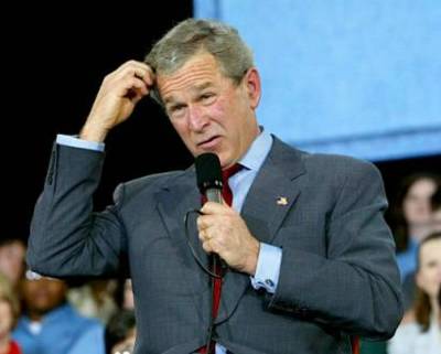 Confused George Bush Jr.